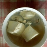 牡蠣と絹ごし豆腐の鍋